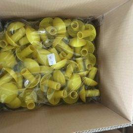 Customize Brand Pipe Accessory Plastic Mushroom Rebar Cap For Construction Safety